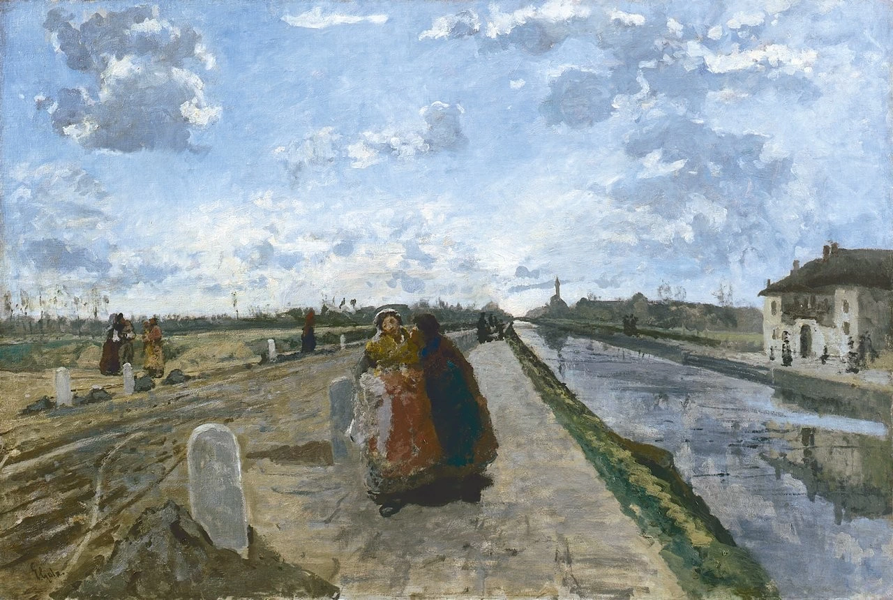 Il naviglio fuori Milano (Naviglio di San Cristoforo) - Gallerie d’Italia, Piazza Scala, Milano